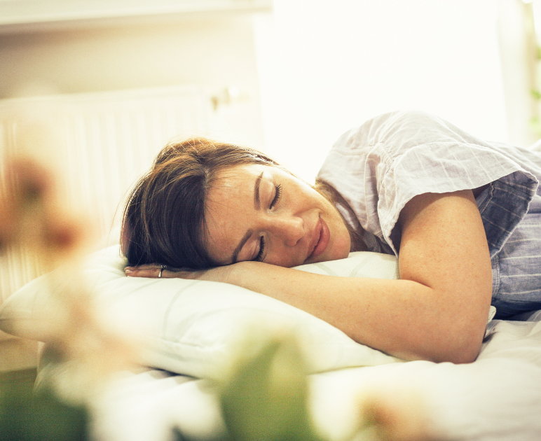 sleeping peacefully